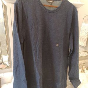 Express Mens Relaxed Slub Crew Neck Sweatshirt BRAND NEW
